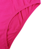 sports lingerie cotton spandex plain color jacquard logo women panties