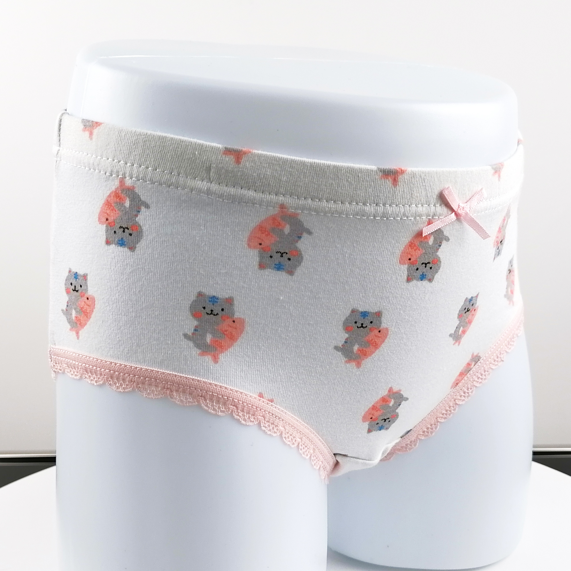 2pack kids underwear customize cute print soft cotton girls briefs panties