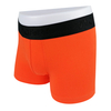 plain color jacquard logo boys boxers teen kids underwear cotton fabric