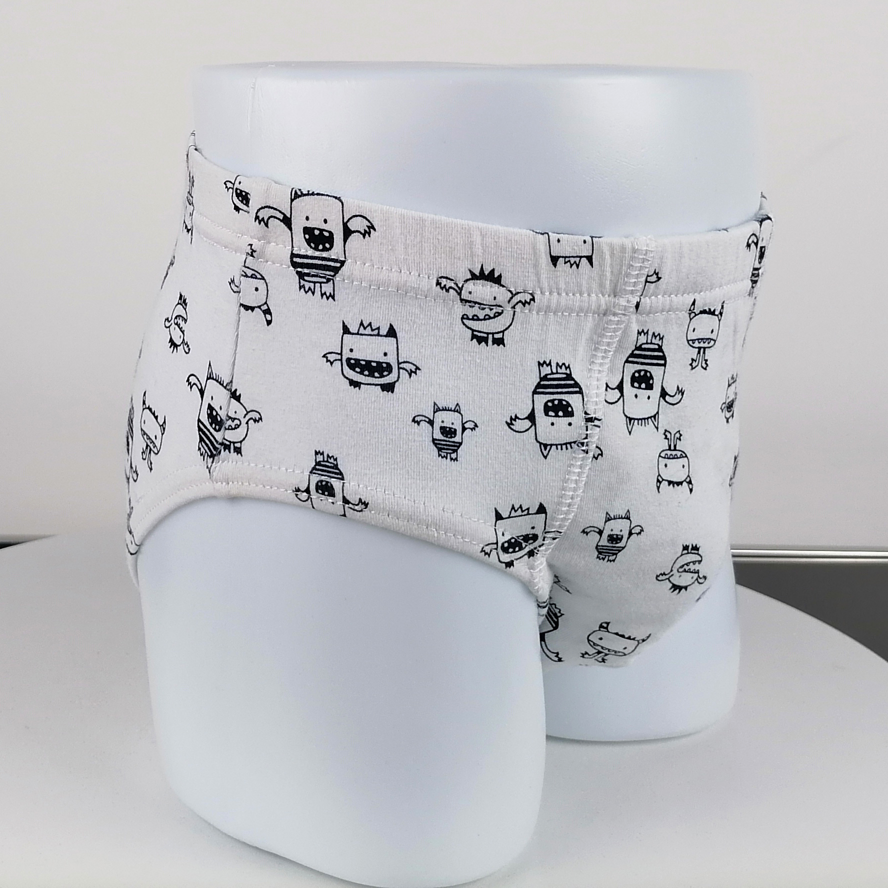 all over print boys briefs cotton spandex OEM ODM kids underwear