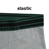 OEM ODM customized all over strip print breathable cotton spandex men underwear trunk