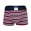 customized strip print fashion design soft cotton men boxer short trunk