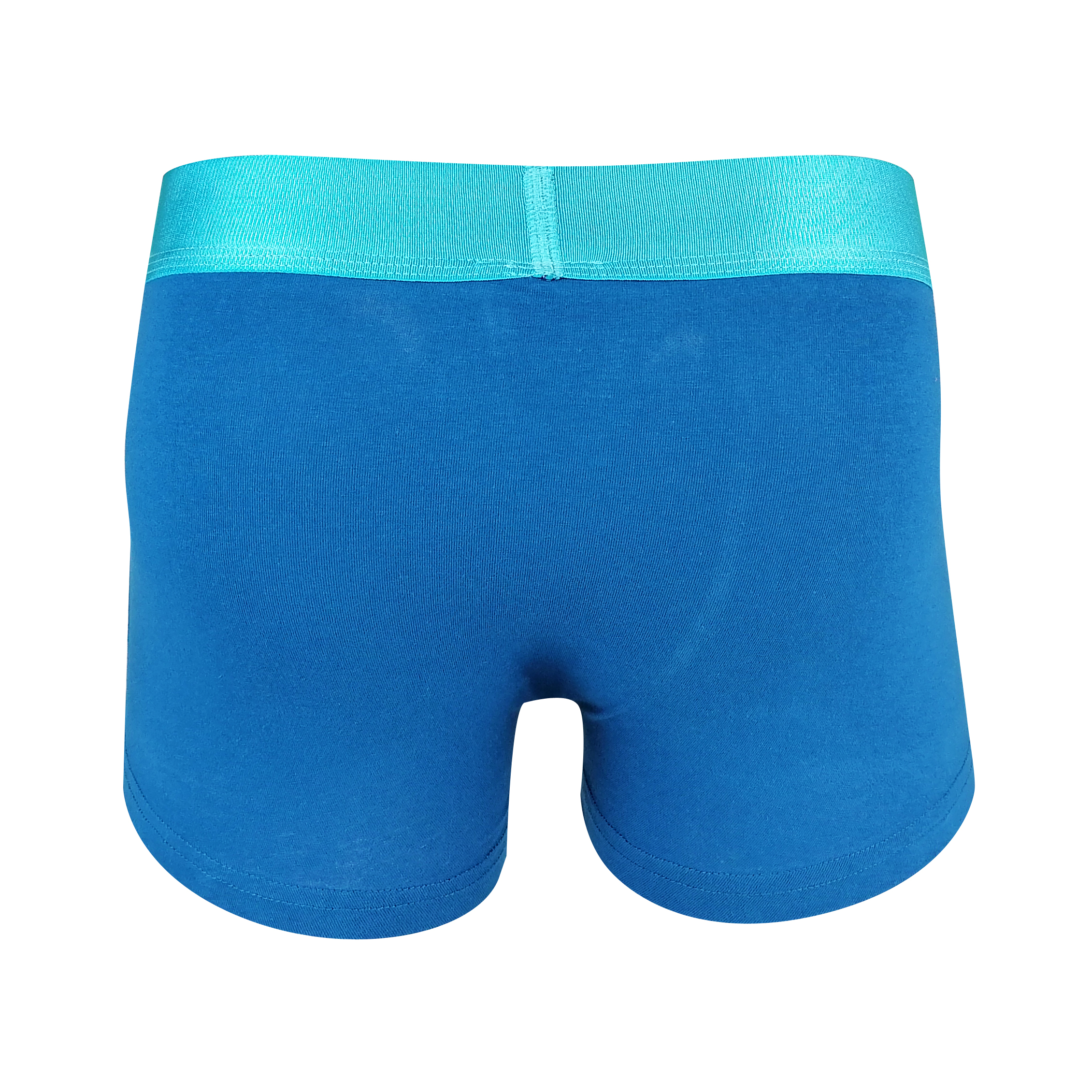 jacquard logo wide elastic fashion palin color men boxer shorts trunk