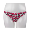 OEM customized print sexy lace elastic fashion girls' lingerie thongs