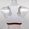 plain color jacquard logo wireless yoga ladies sportsbra lingerie