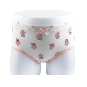 lovely girls underwear briefs customize all over print pure cotton faric breathable 