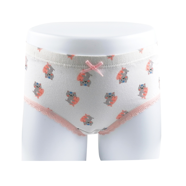 lovely girls underwear briefs customize all over print pure cotton faric breathable 