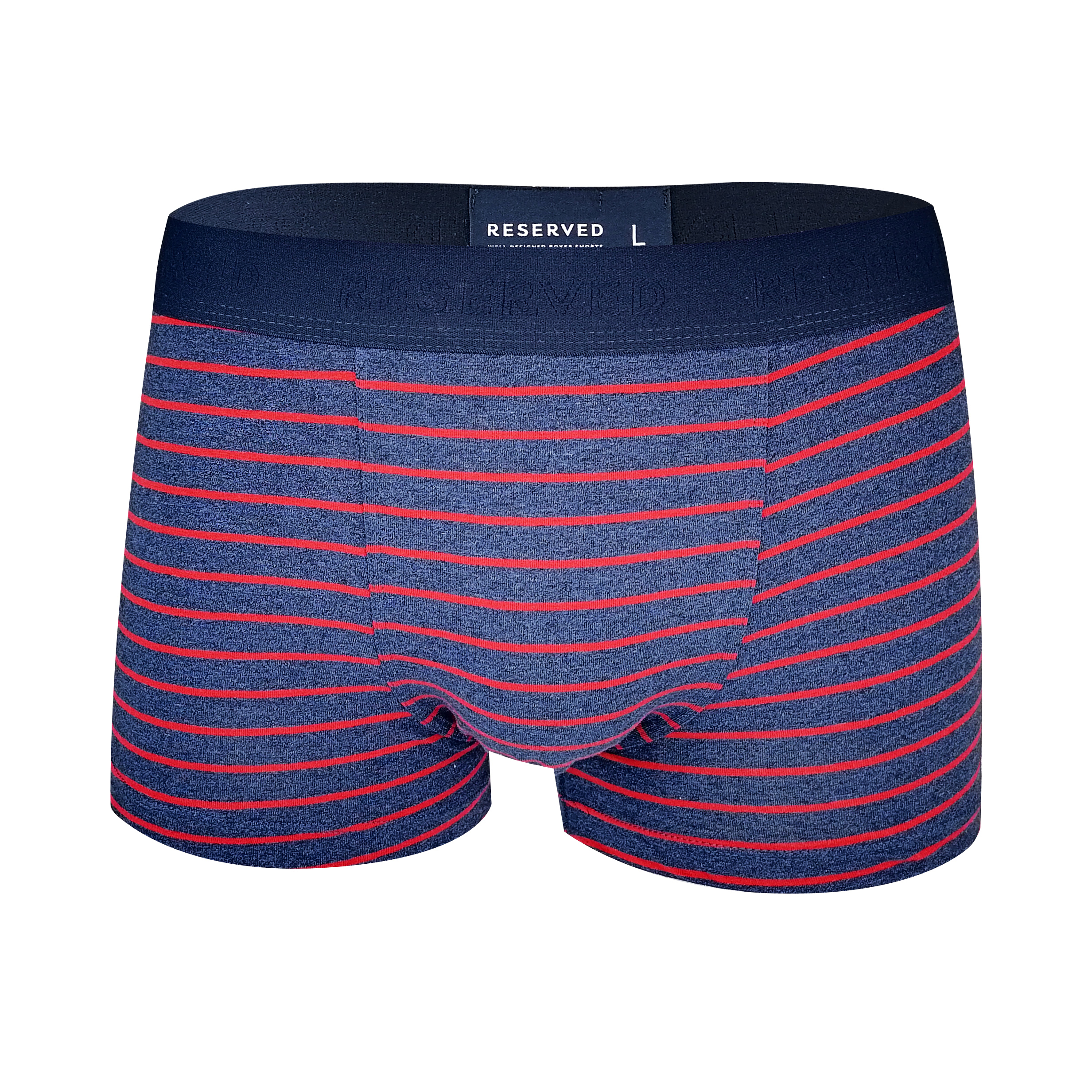 strip print breathable cotton elastane customize logo men boxers shorts
