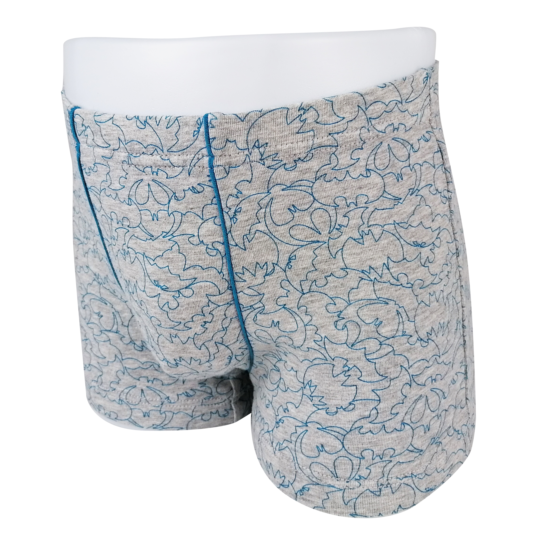 customize all over print breathable cotton spandex boys boxers underwear
