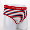 all over print breathable cotton spandex OEM ODM girls underwear briefs