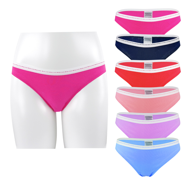multi color sexy lingerie cotton spandex plain color good stitching girls briefs panties