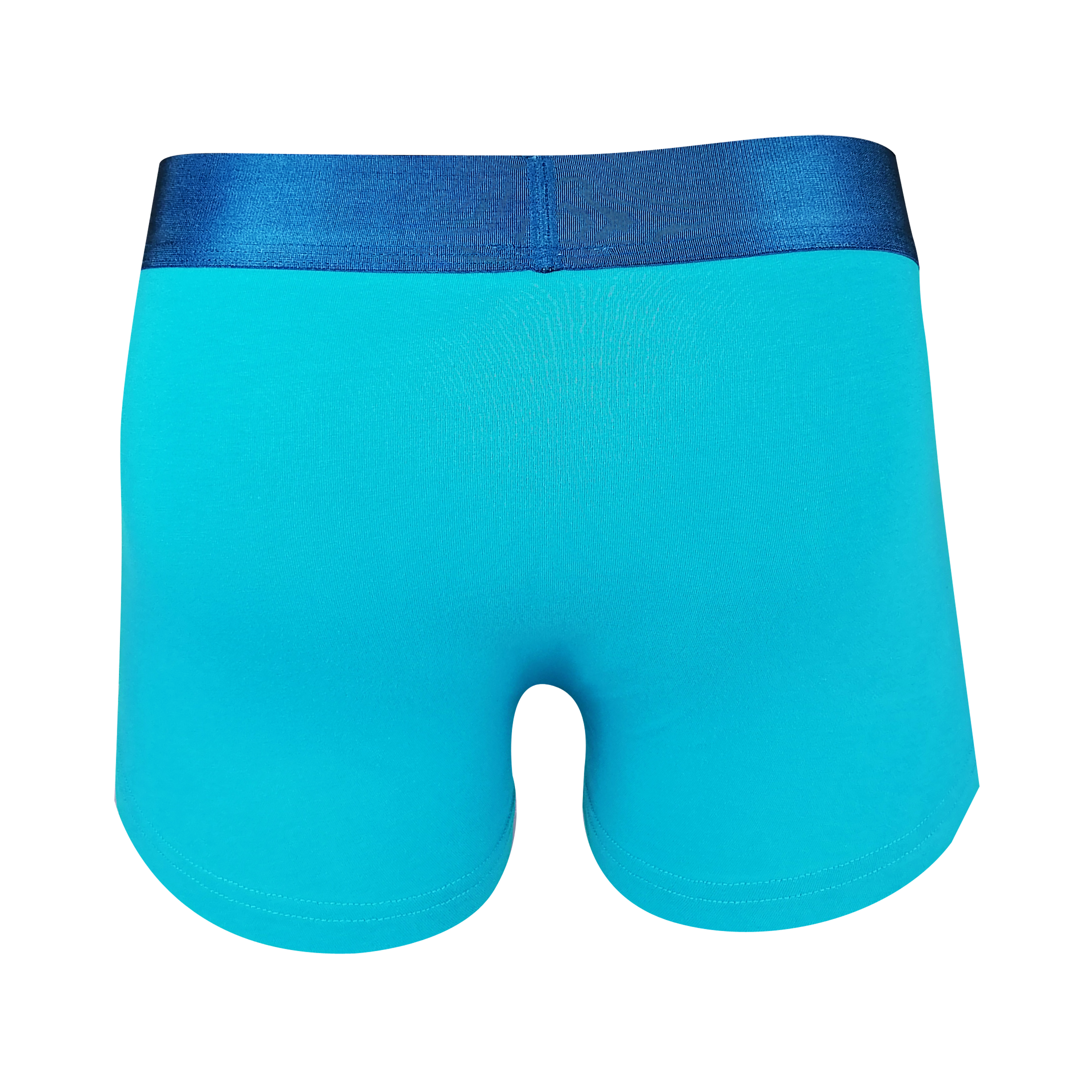 shinny elastic waistband fashion plain color short length men boxer short