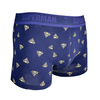 jacquard logo all over print comfort cotton spandex fashion men underwear boxers shorts
