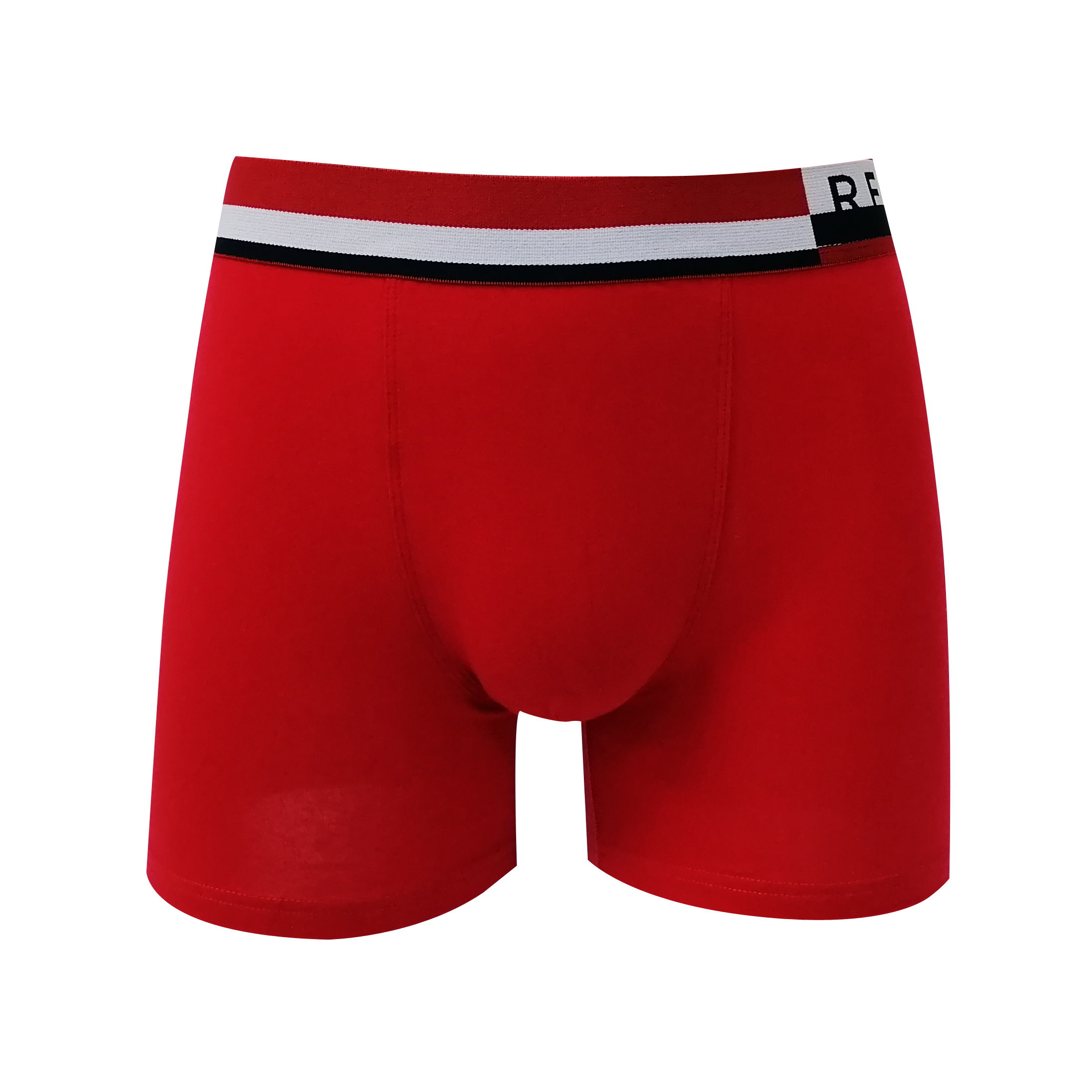 CK2008 plain color cotton spandex fabric long length men underwear boxers