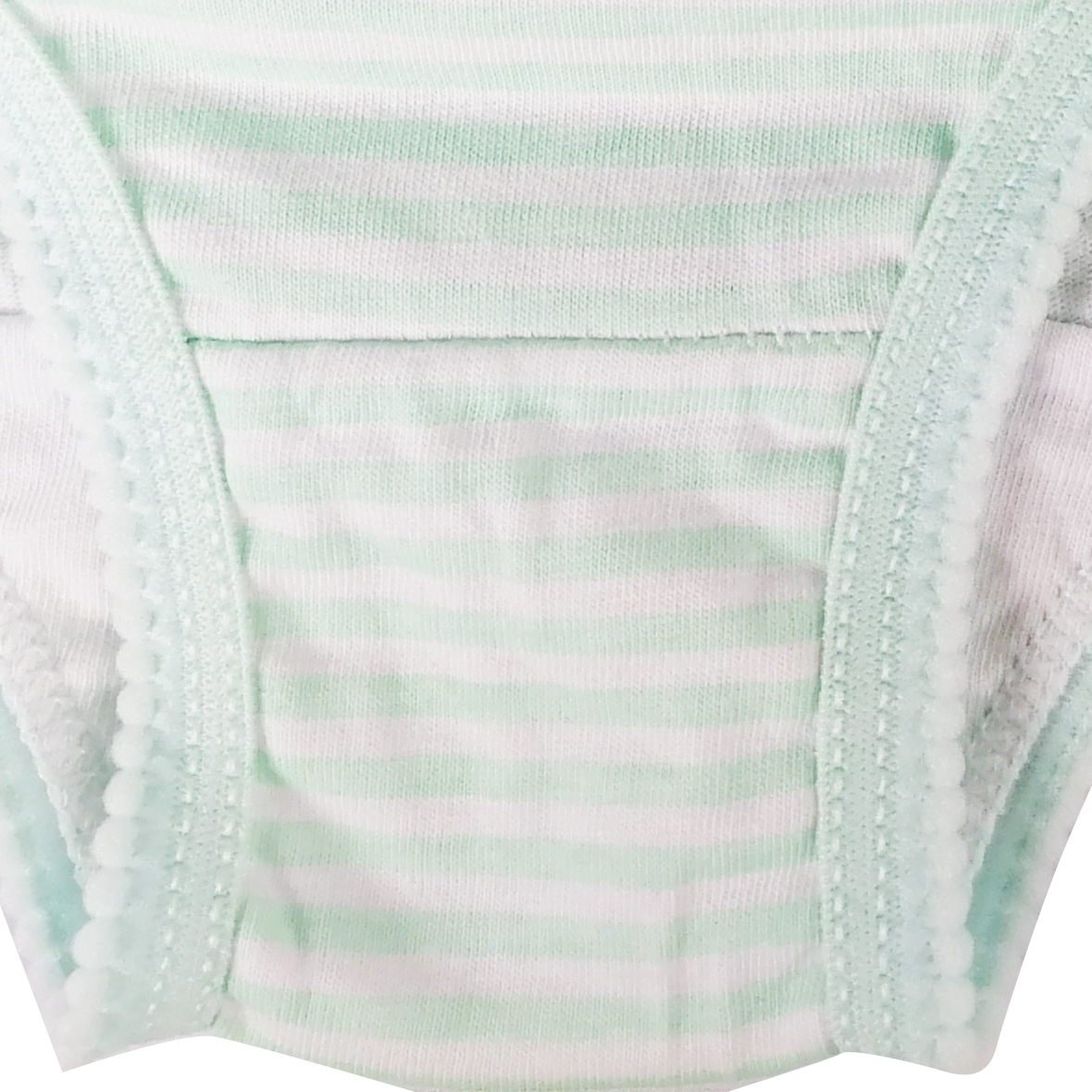 G2001 100%cotton strip print cute girls underwear baby briefs panty OEM ODM