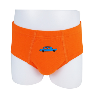 OEM ODM customize cartoon print soft cotton spandex boys briefs
