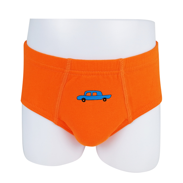 OEM ODM customize cartoon print soft cotton spandex boys briefs