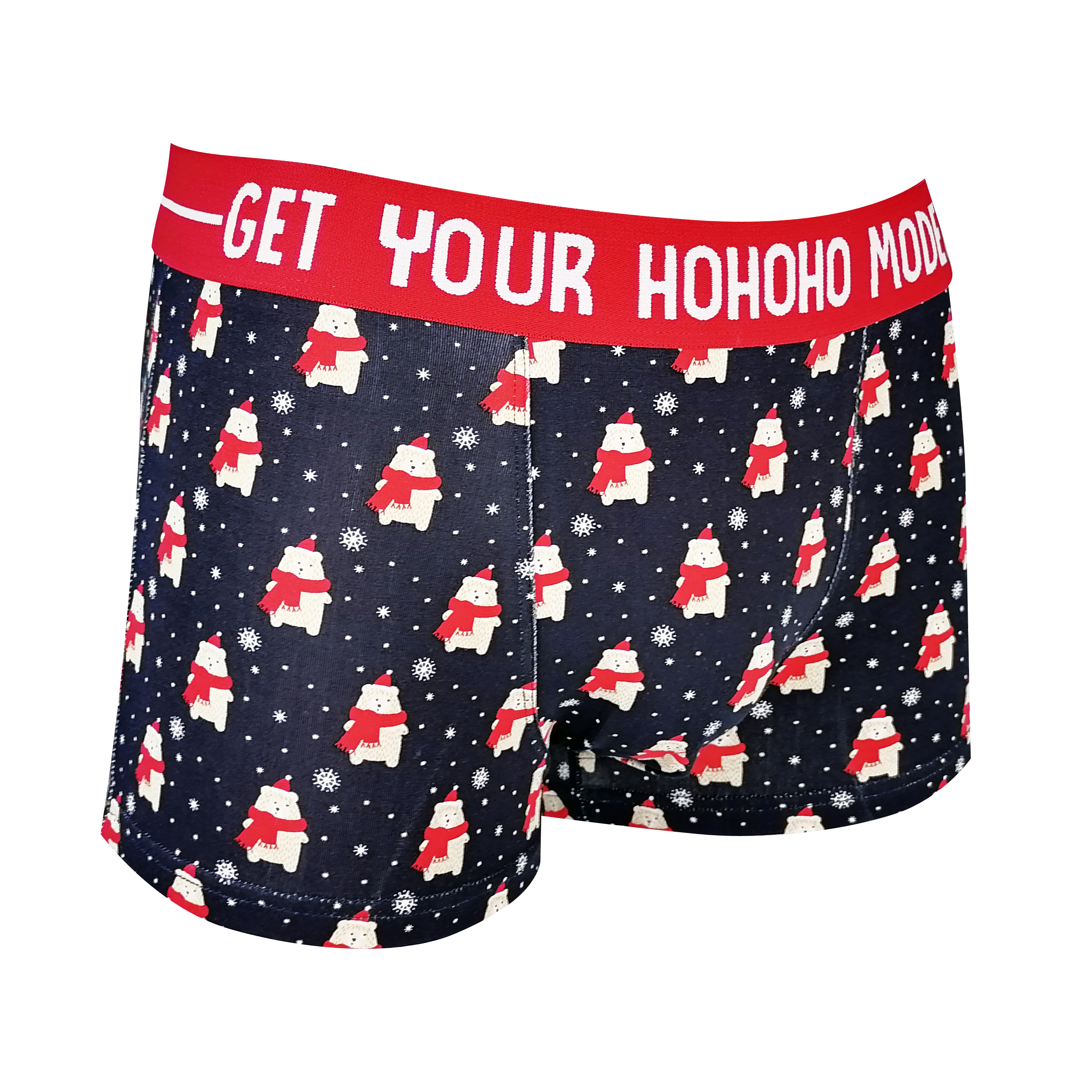 OEM ODM all over print jacquard logo soft cotton men boxer underwear