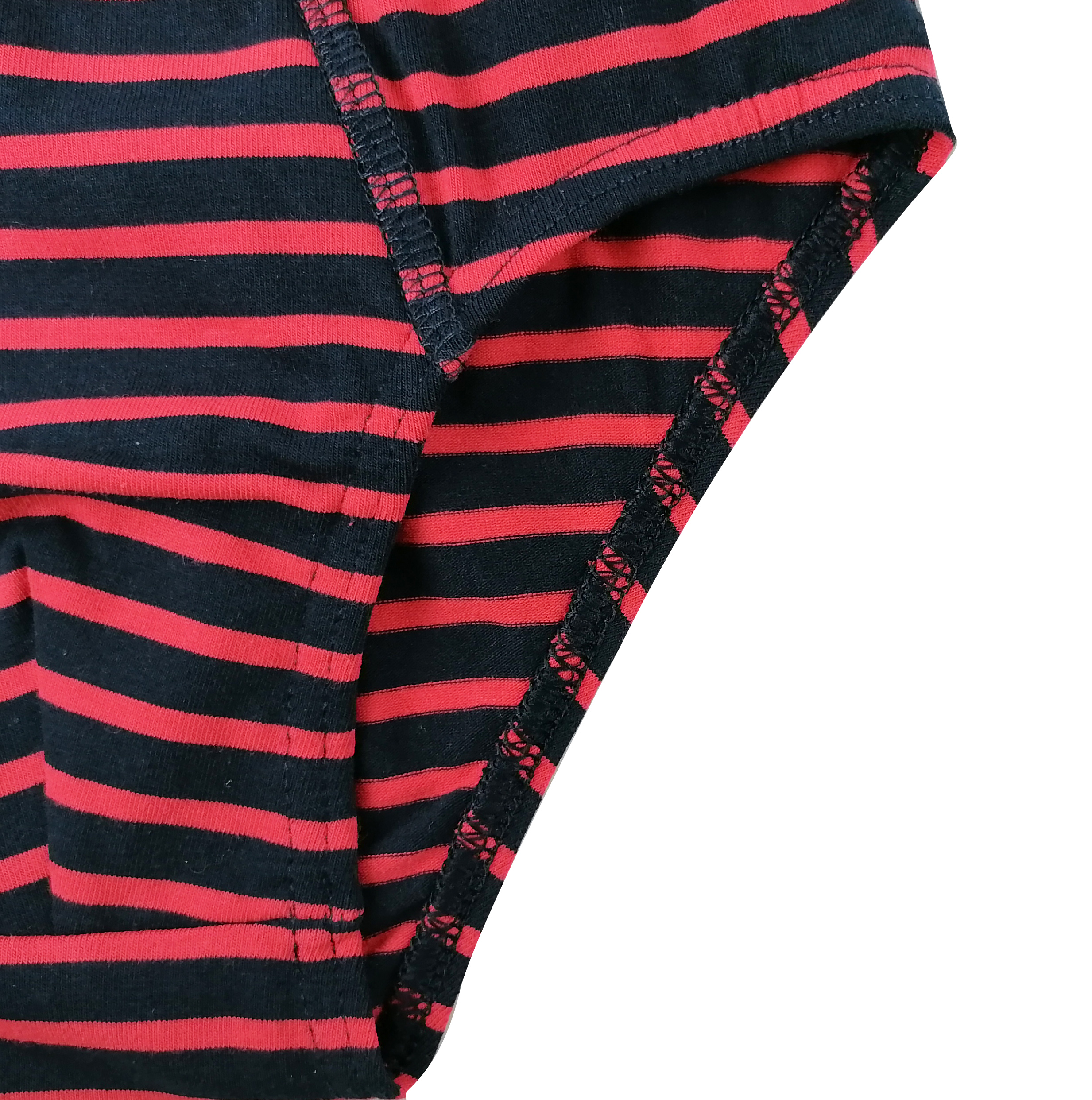 yarn dye strip print soft cotton boys briefs customize private logo undis