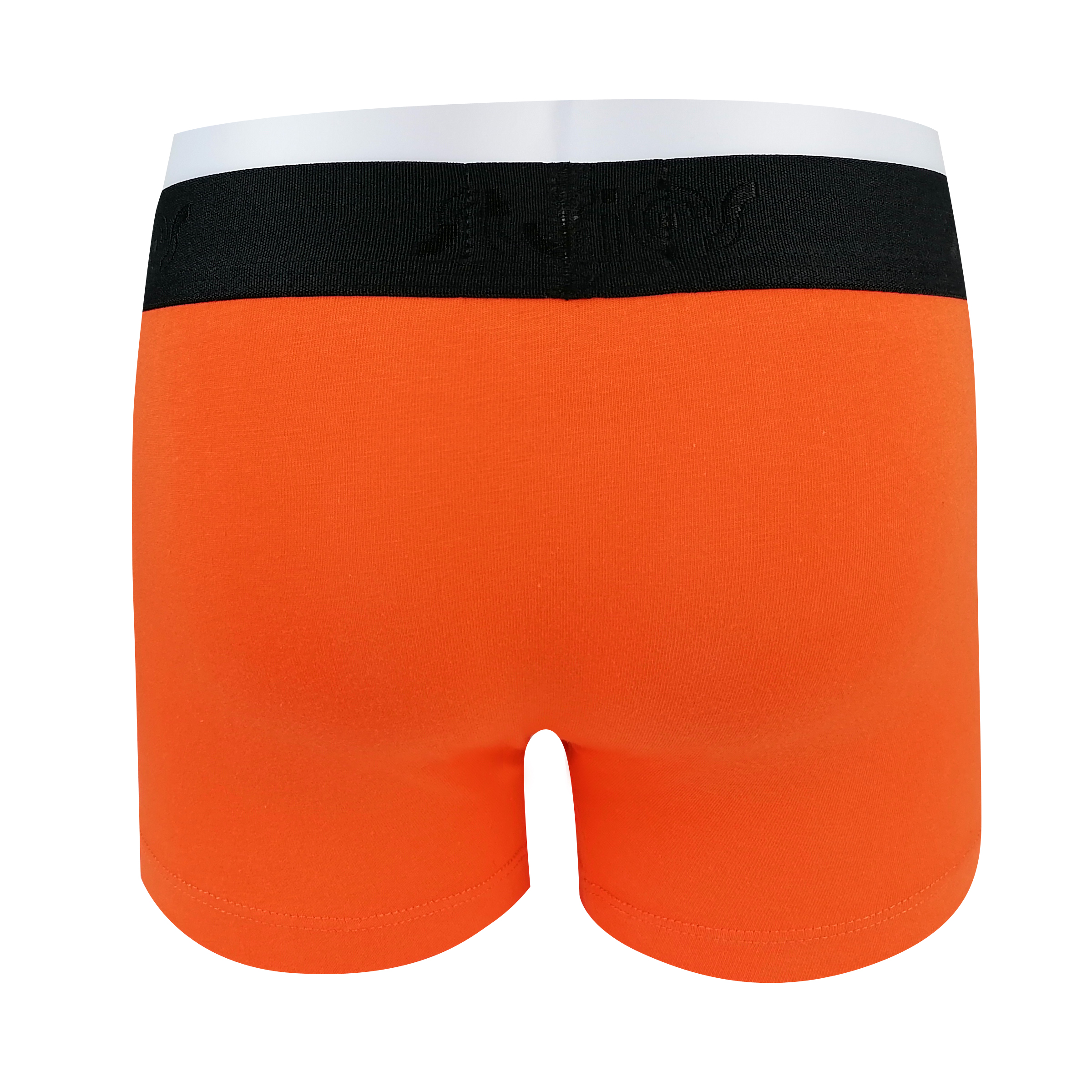 plain color jacquard logo boys boxers teen kids underwear cotton fabric