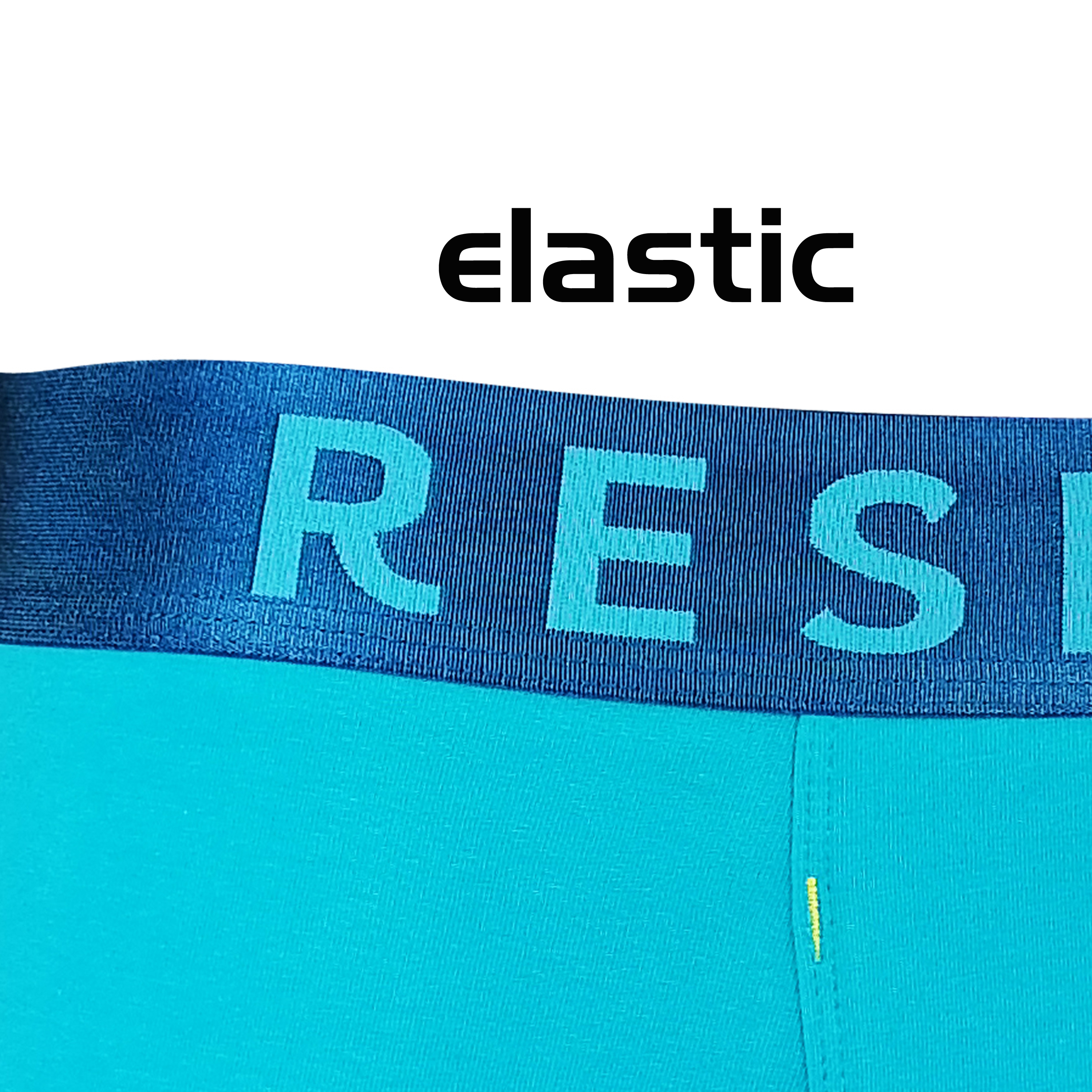 shinny elastic waistband fashion plain color short length men boxer short