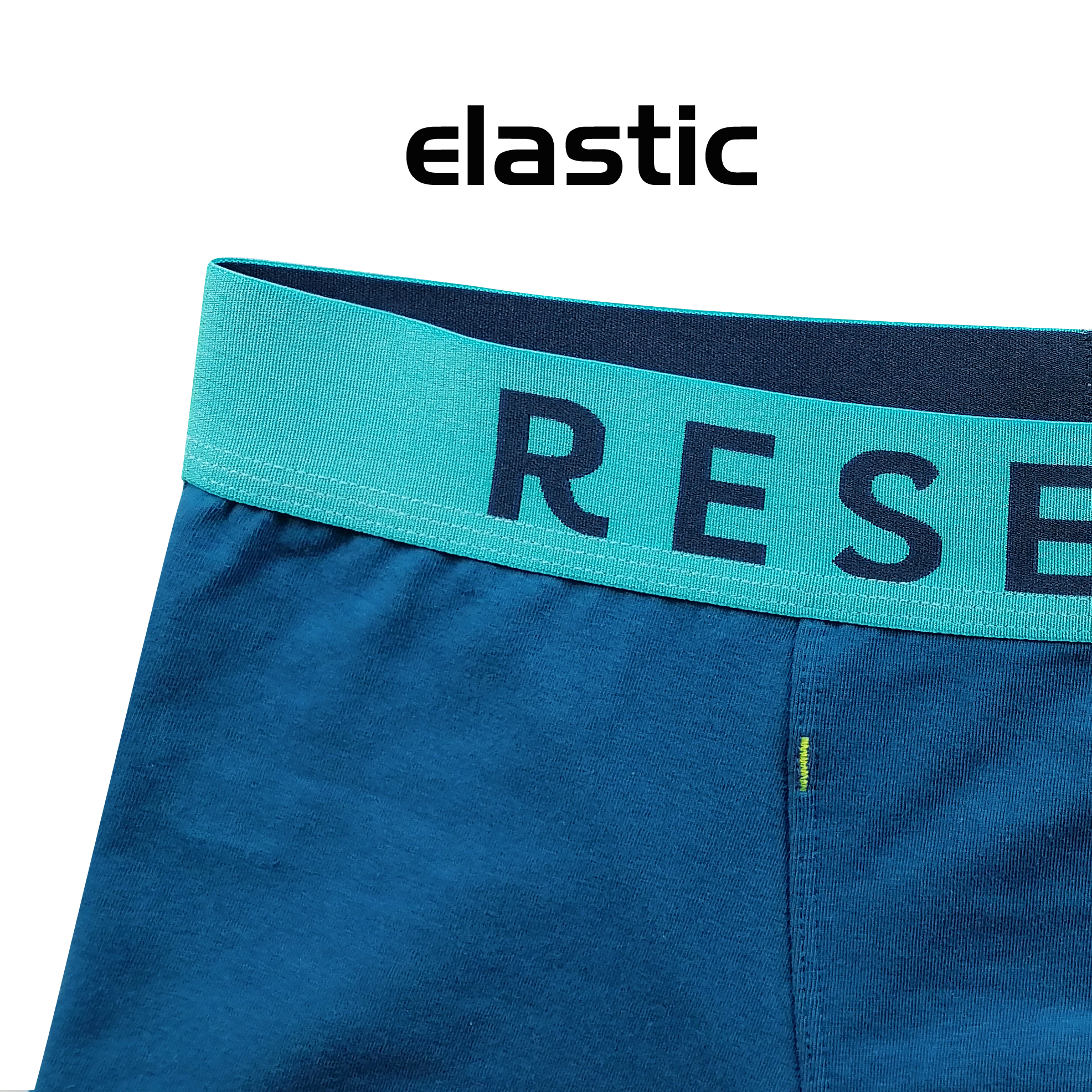 jacquard logo wide elastic fashion palin color men boxer shorts trunk
