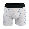 customize all over print soft cotton spandex long length men boxers shorts