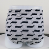all over print grey cotton fabric customize private logo kids briefs