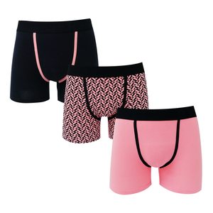 CK 2004 OEM ODM customize print cotton elastane men boxers briefs with factory price