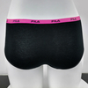 plain color customize print logo knitt cotton elastane women lingerie underwear shorts