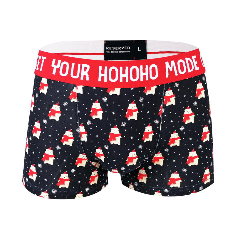 OEM ODM all over print jacquard logo soft cotton men boxer underwear