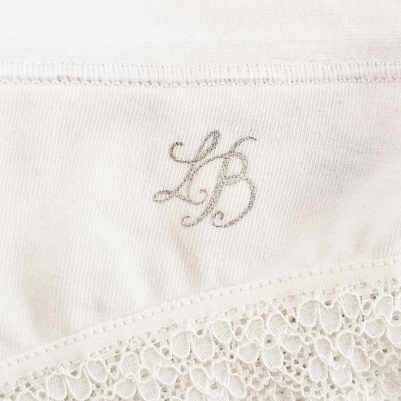 plain color women panties customize small logo print cotton fabric