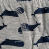 all over print grey cotton fabric customize private logo kids briefs