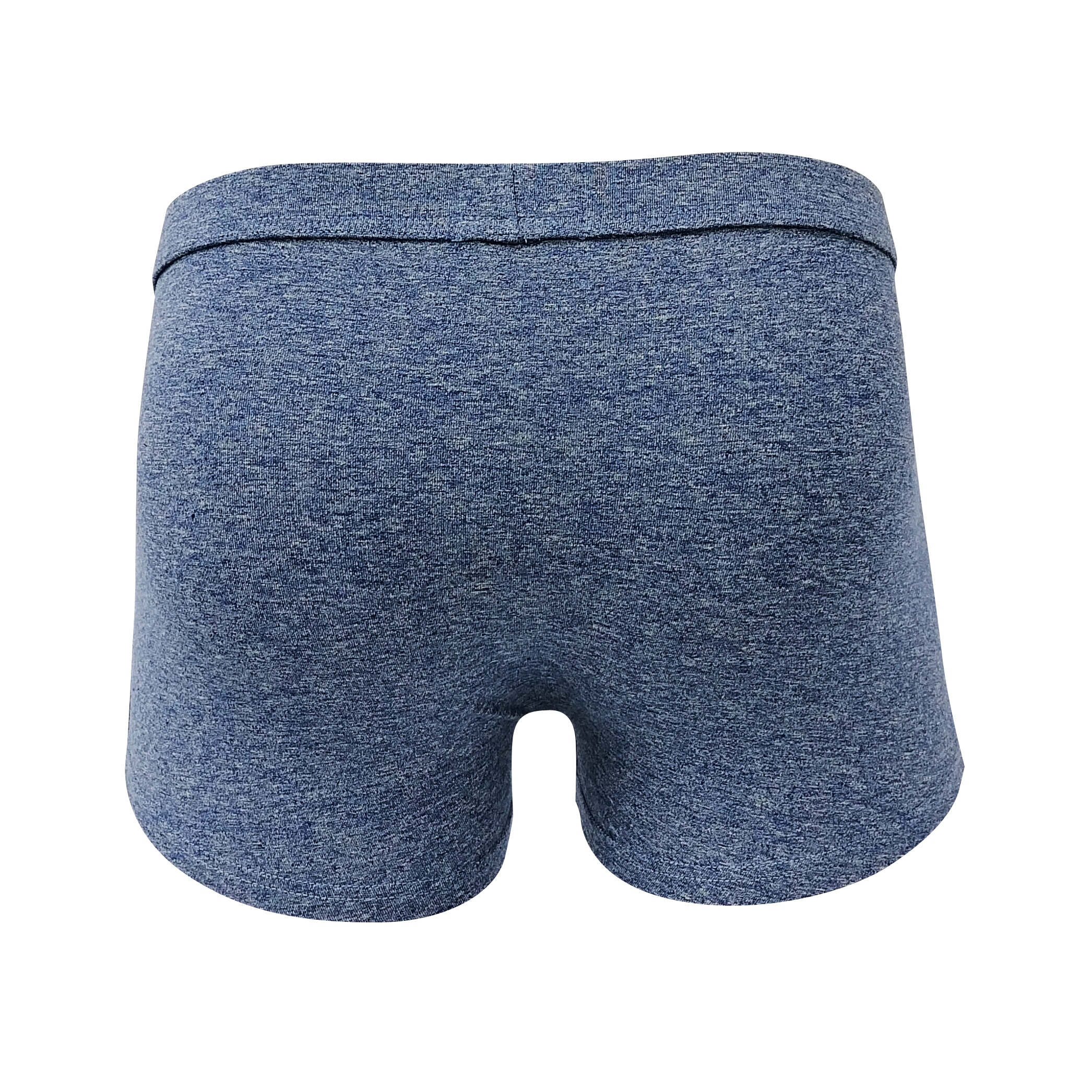 CK2009 inner elastic woven label melange color cotton elastic men boxers shorts trunk