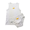 kids underwear sets cotton spandex vest briefs customize cute print 