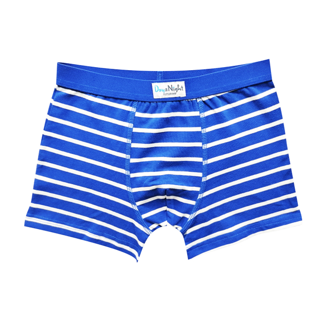teen boys boxers underwear customize strip print cotton elastane 