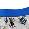 OEM ODM cusotmize all over print cartoon robert printing breathable cotton elastane boys boxers briefs