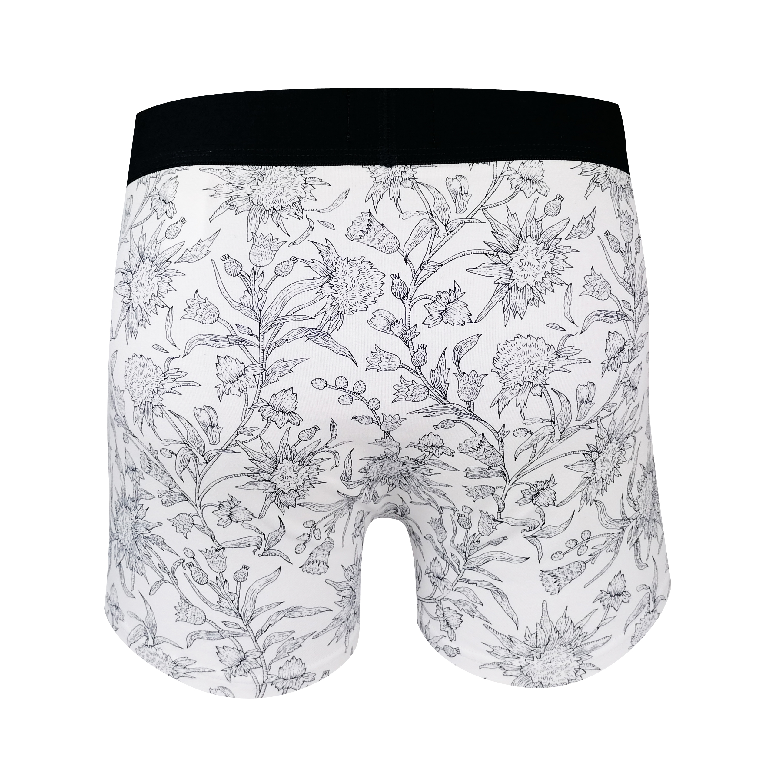 OEM ODM all over print cotton elastane young men boxers knitt underwear