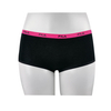 plain color customize print logo knitt cotton elastane women lingerie underwear shorts