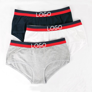 sports women panties breathable cotton midrise customize logo lady underwear