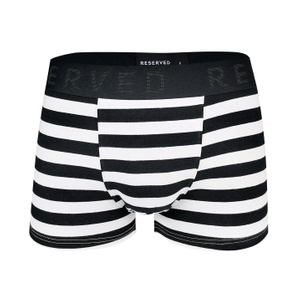 yarn dye strip print soft knitt cotton spandex men uderwear boxers shorts