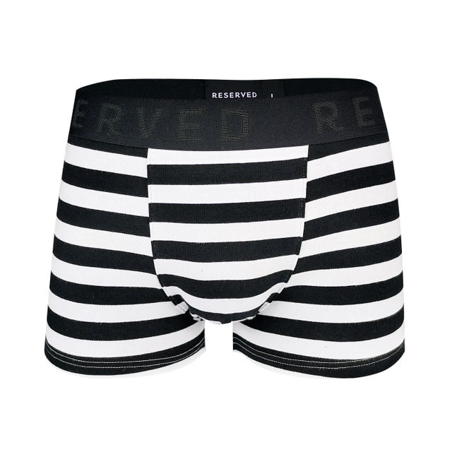 yarn dye strip print soft knitt cotton spandex men uderwear boxers shorts