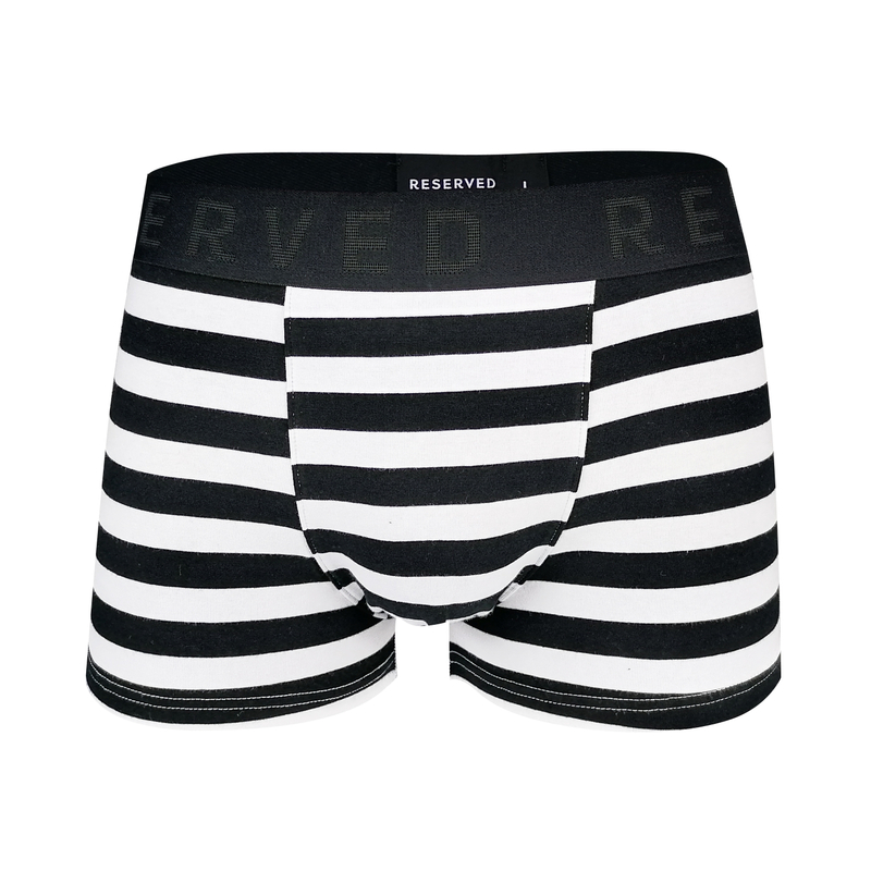 yarn dye strip print soft knitt cotton spandex men uderwear boxers shorts