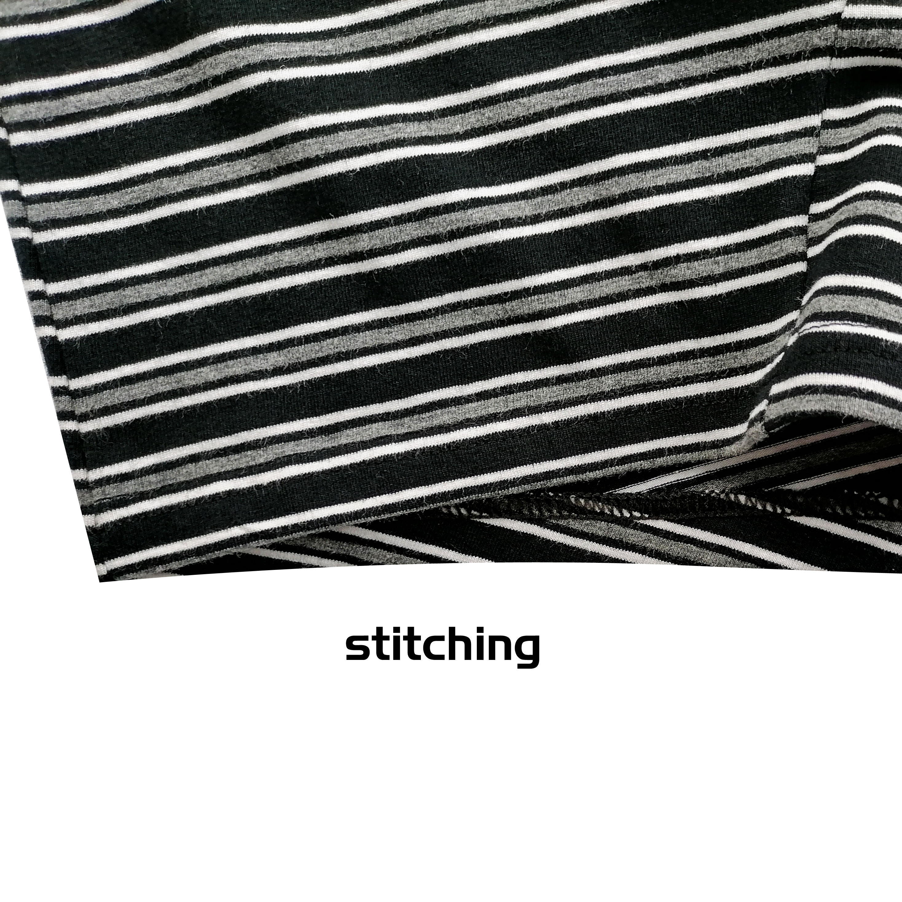 jacquard logo yarn dye strip print soft cotton men boxers underwear