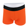 organic cotton plain color boys boxers jacquard logo kids underwear