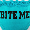 lace waistband customize print soft cotton spandex ladies thong gstring
