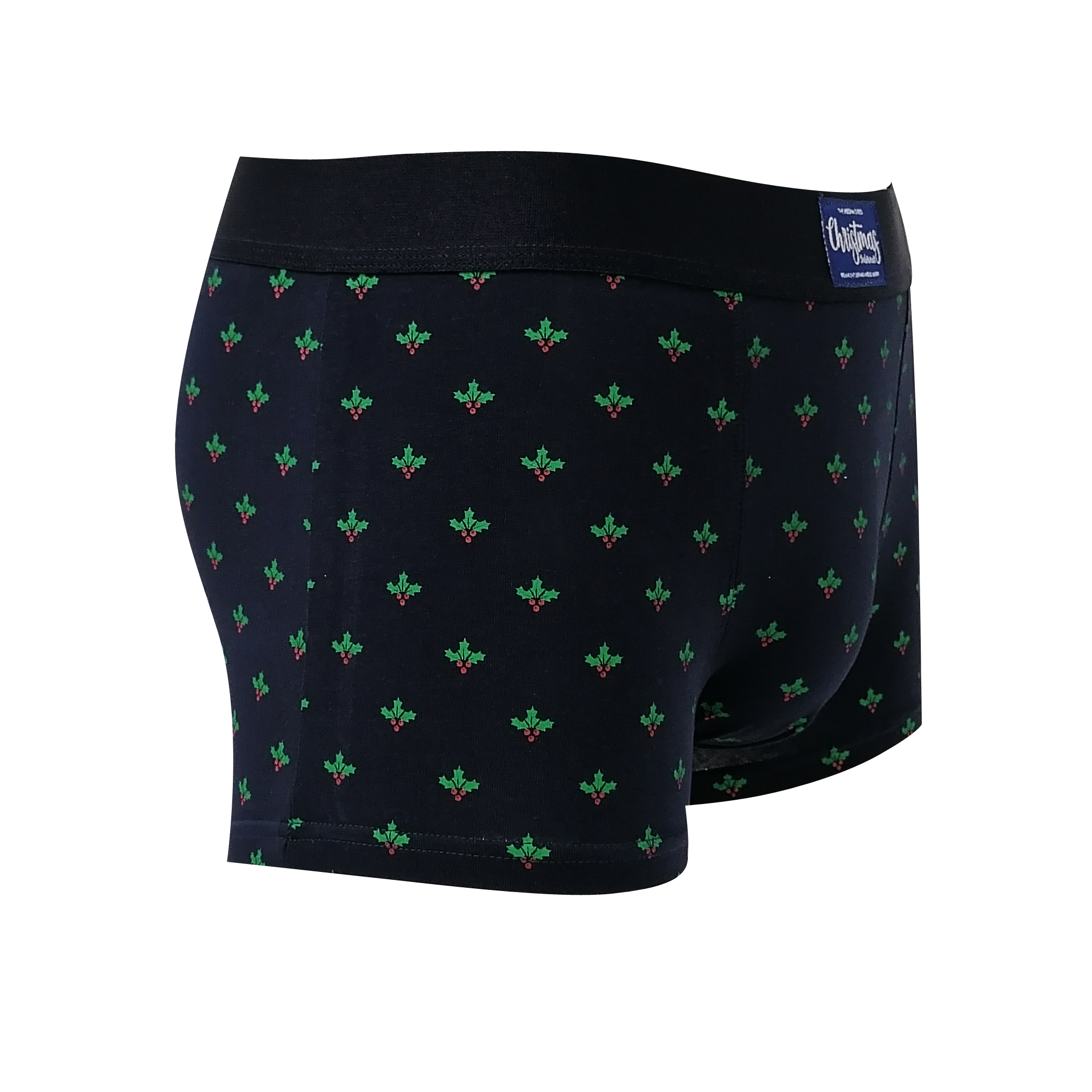 CK 2005 customize Christmas style all over print men boxers briefs cotton fabric