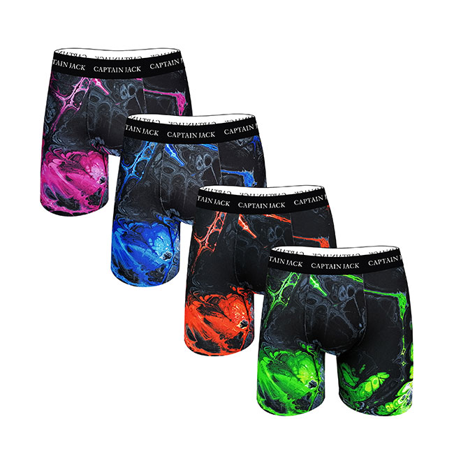 Wholesale Digital Print Low MOQ Cheap Polyester Men Underwear