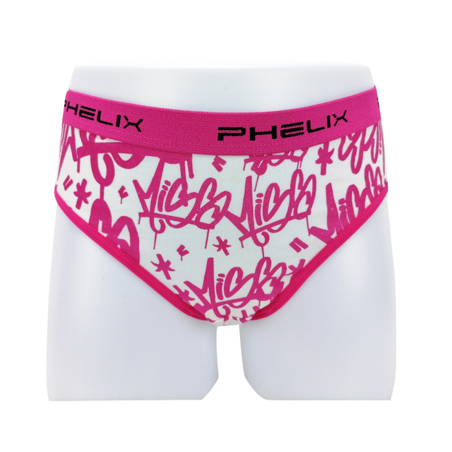 customize all over print soft cotton young girls panties briefs kids underwear