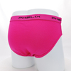plain color teen girls underwear customize private logo soft cotton spandex briefs